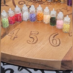 #8 - Multi-Color Heart Sequins in Glass Vials